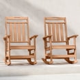 thumbnail image 1 of Cobiod Oversized Rocking Chair Outdoor, HDPE Rocking Chair, Patio Rocking Chairs for Porch & Fire Pit, All-Weather Outdoor Rocking Chair, Set of 2, 1 of 6