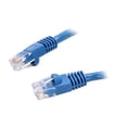 thumbnail image 1 of Coboc CY-CAT6-01-BL 1ft. 24AWG Snagless Cat 6 Blue Color 550MHz UTP Ethernet Stranded Copper Patch cord /Molded Network lan Cable, 1 of 1
