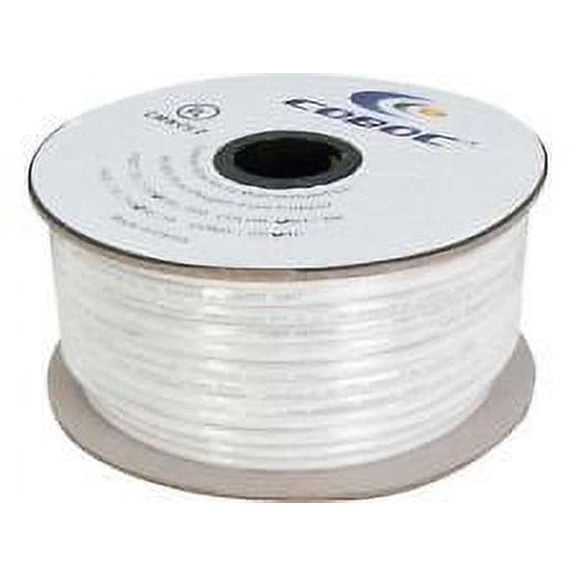 Coboc - SPW-CL2-2C16-500-WH - 500ft 16AWG CL2 Rated 2-Conductor Enhanced Loud Oxygen-Free Copper OFC Speaker Wire Cable (For In-Wall Installation)