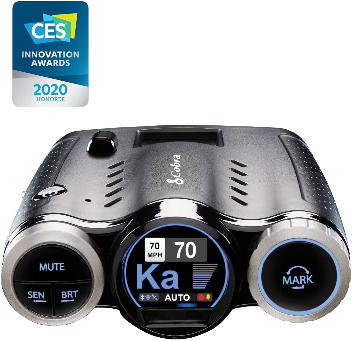 COBRA ELECTRONICS Cobra 0181000-0 Elite Series Road Scout Radar/Laser Detector and Dash Cam with Bluetooth