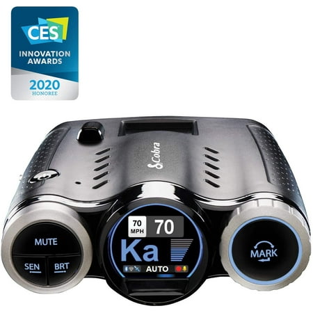 Cobra 0181000-0 Elite Series Road Scout Radar/Laser Detector and Dash Cam with Bluetooth
