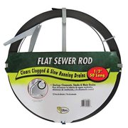 Cobra 1/2 in. Flat Steel Sewer Rod 50 ft.