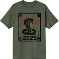 thumbnail image 1 of Cobra 2025 Men's Green Crew Neck Short Sleeve Tee-Small, 1 of 3