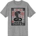 thumbnail image 1 of Cobra 2025 Men's Heather Gray Crew Neck Short Sleeve Tee-Large, 1 of 4