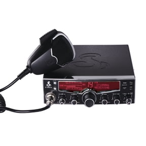 Cobra 29LX AM/FM Professional CB Radio Emergency Weather Radio with NOAA Alerts, Dual AM/FM Modes, Selectable 4-Color LCD Display, Auto-Scan, and Radio Check Diagnostics