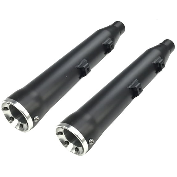 Cobra 3" RPT Raven Black Slip-On Mufflers (6081RB)