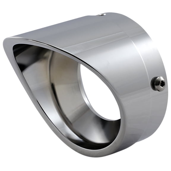 Cobra 4" Billet Chrome Scallop Cut Exhaust Tips (PT-1009P)