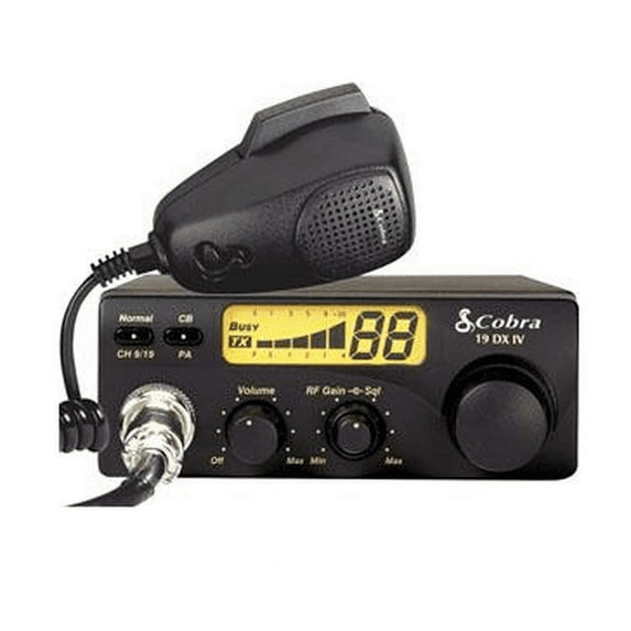 Cobra 40 Channel Compact CB Radio With Built In SWR Meter