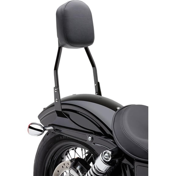 Cobra 602-1153B Standard Square Sissy Bar - Black Powder-Coated