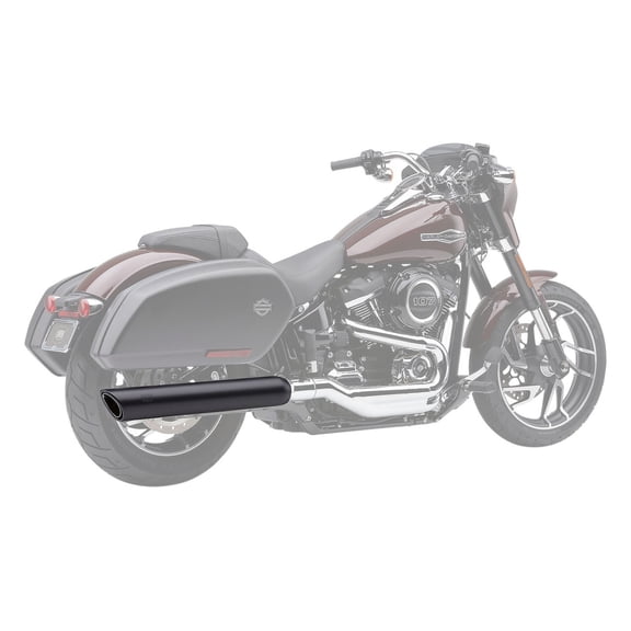 Cobra 909 Twins Black Slip-On Muffler (6520B)