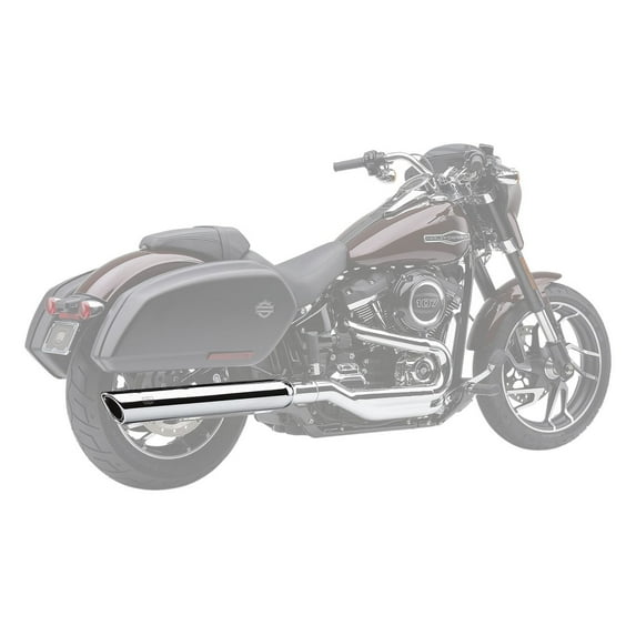 Cobra 909 Twins Chrome Slip-On Muffler (6520)