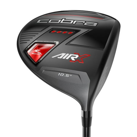 Cobra AIR-X Straight Neck Grey/Red 9.5* Driver Stiff Graphite New
