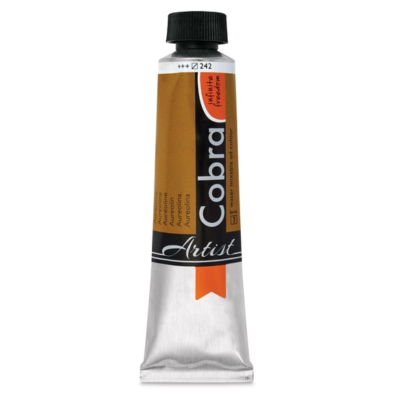 Cobra Artist Water Mixable Oil Paint - Aureolin, 40 ml tube