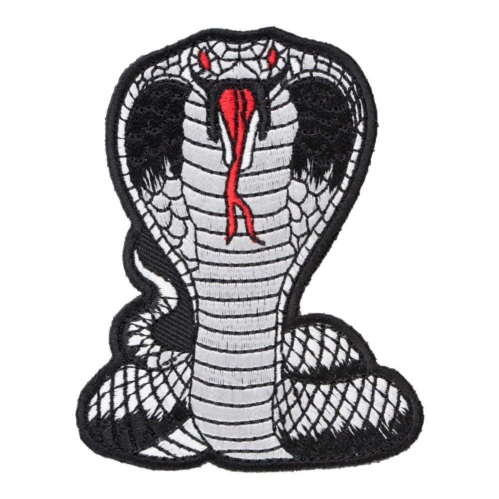 Cobra Black & White Patch, Snake Patches - Walmart.com