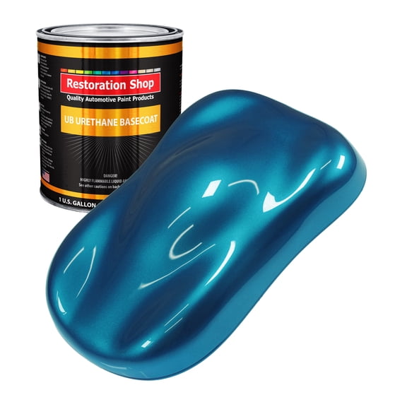 Cobra Blue Metallic 1 Gallon URETHANE BASECOAT Car Auto Body Paint