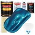 thumbnail image 1 of Cobra Blue Metallic Gallon URETHANE BASECOAT CLEARCOAT Car Paint SLOW Kit, 1 of 6