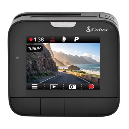 Cobra DASH2208 - Drive HD 1296P Super HD Single Channel Dash Cam System