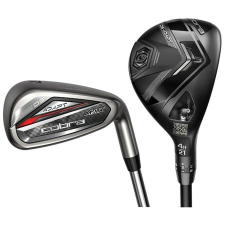 Cobra DS ADAPT MAX Combo 5-PW, GW Iron Set Regular KBS PGH Players 75 New