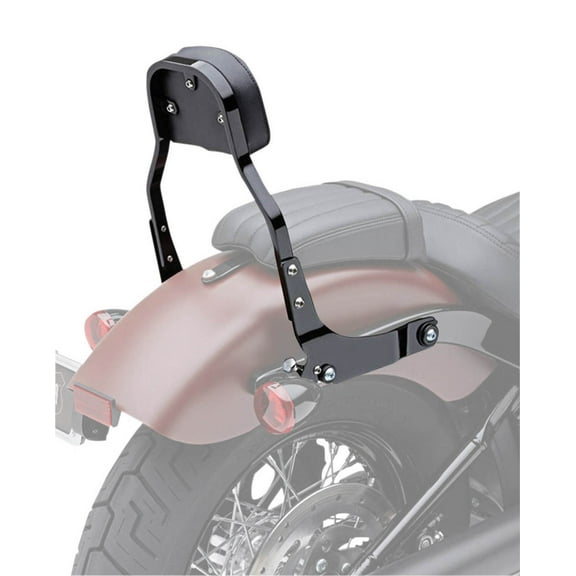 Cobra Detachable 11" High Square Pad Black Sissy Bar Backrest Kit (602-2024B)