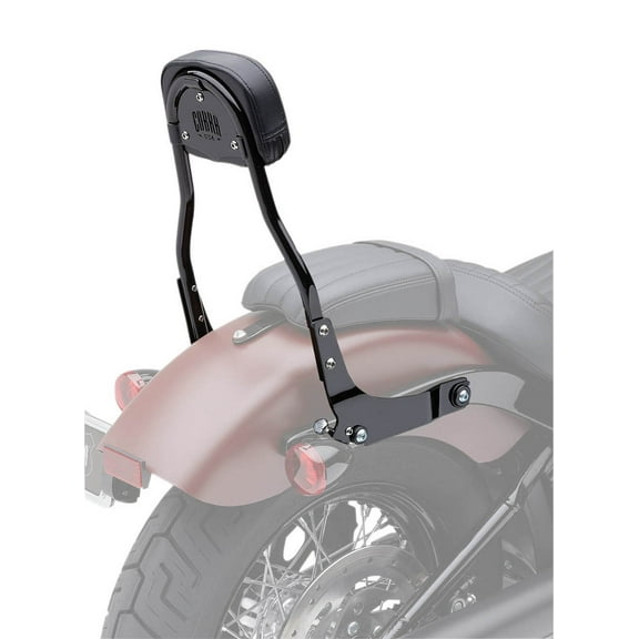 Cobra Detachable 14" High Black Sissy Bar Backrest Kit (602-2010B)