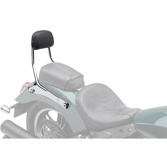 Cobra Detachable Chrome Backrest for Passenger Pillion (502-2211)