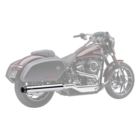 Cobra Dual Cut Slip-On Muffler iChrome (6521)