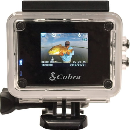 Cobra Electronics Adventure HD Action Camera 12MP Resolution LCD Waterproof