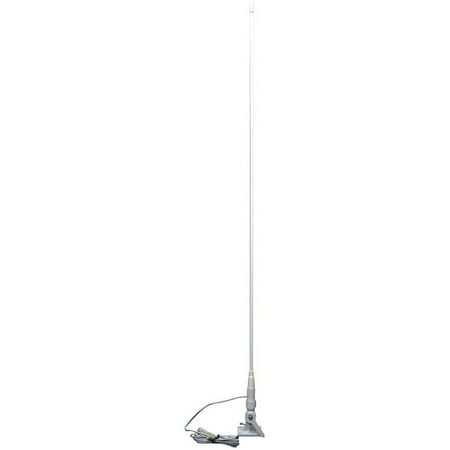 Cobra - Exterior Fixed-Mount Marine Antenna for Most VHF Marine Radios - White