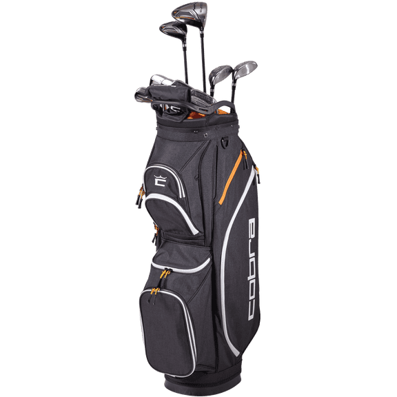 Cobra Fly XL 12 Piece Black/Gold Complete Set Club Set Stiff Steel New