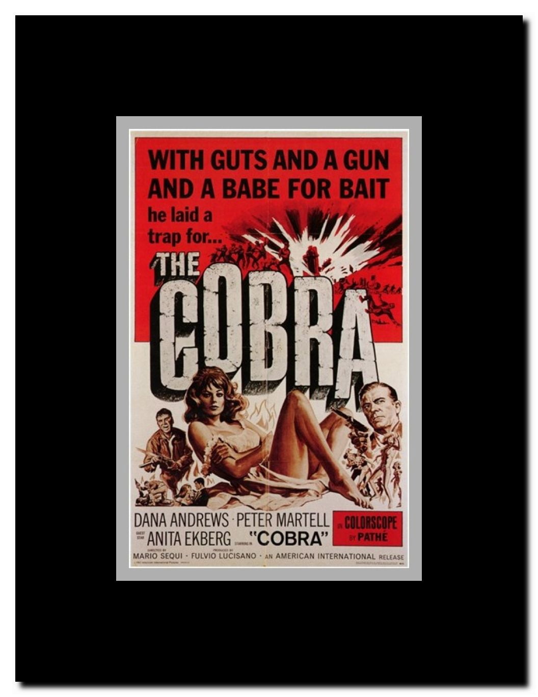 Cobra Framed Movie Poster