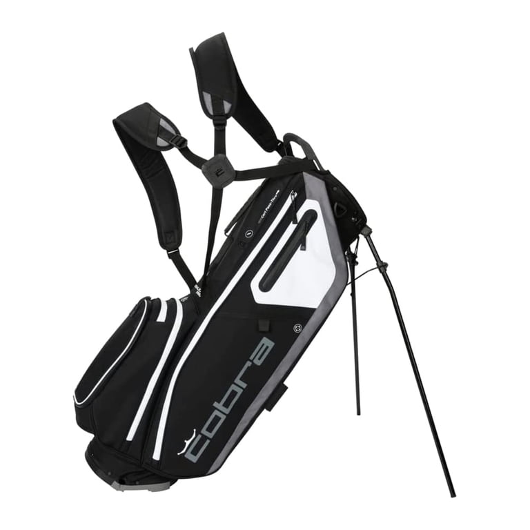 Cobra Electronics, Ultralight Pro+ Stand Bag, Black-White, 9