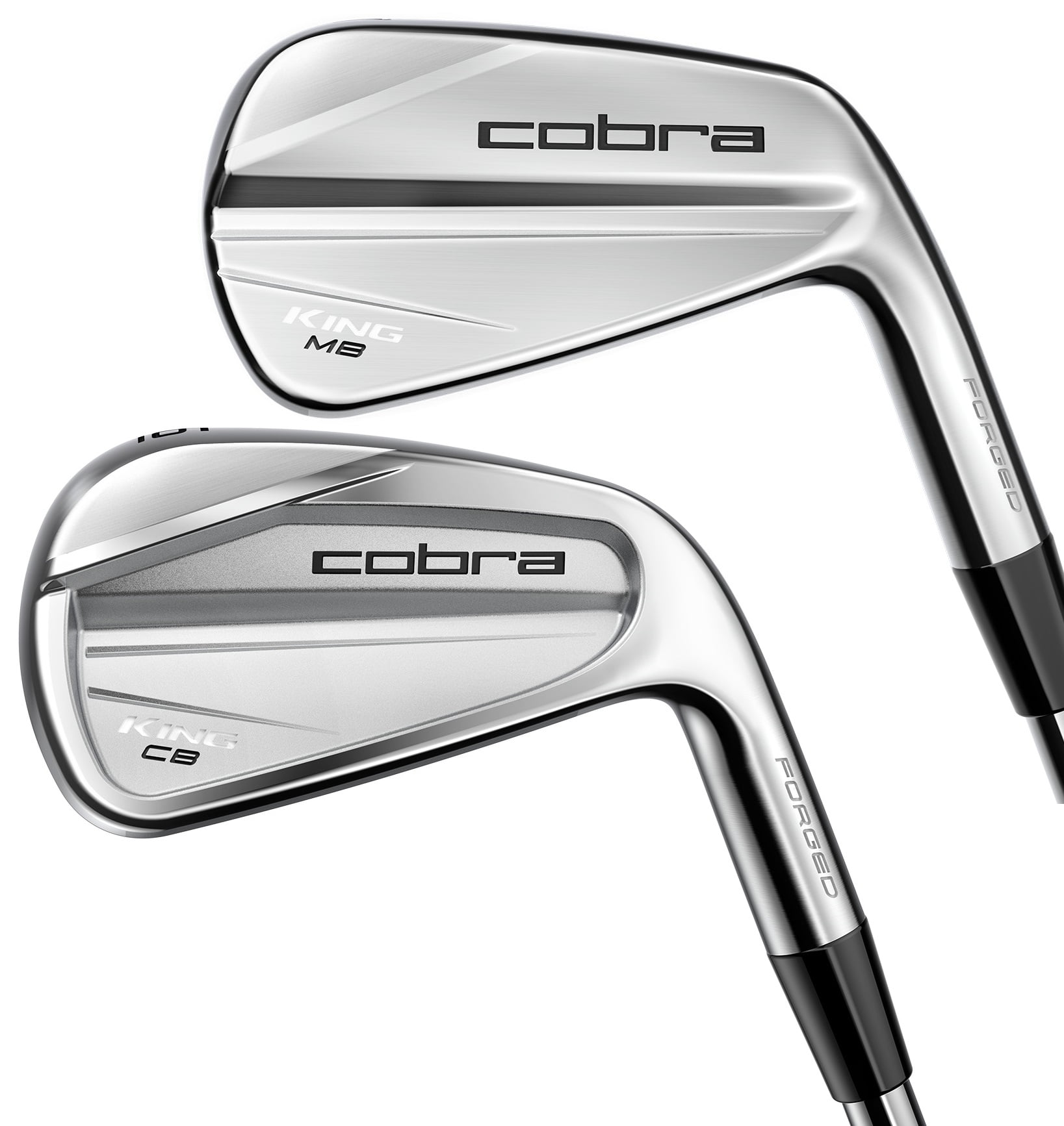 Cobra King Silver Forged Steel Men's Right-Handed Iron Set