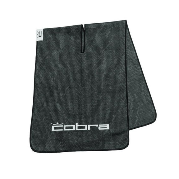 Cobra Golf Snakeskin Black Snakeskin Towel New