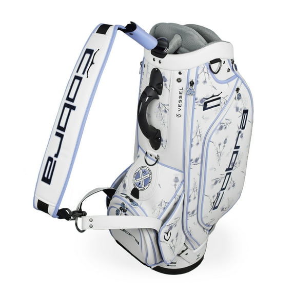 Cobra Golf Vessel Thistle Tour Staff Bag White/Black