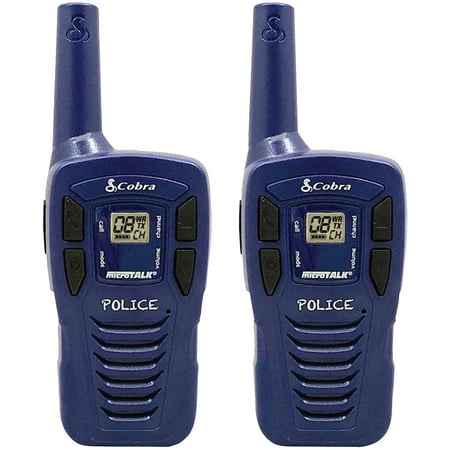 Cobra - Hero Series 16-Mile, 22-Channel FRS/GMRS 2-Way Radios (Pair) - Blue