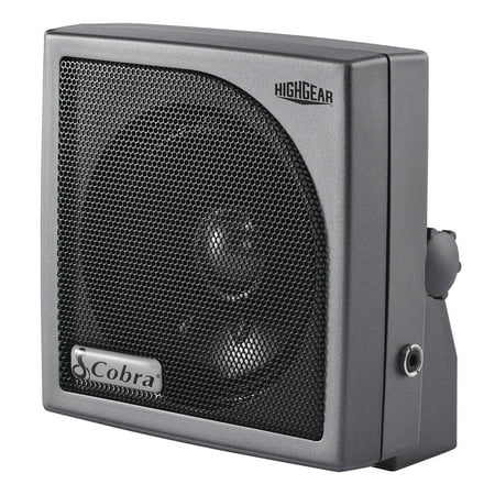 Cobra HG S300 15 Watts Noise-Cancelling External Car Speaker, 4"