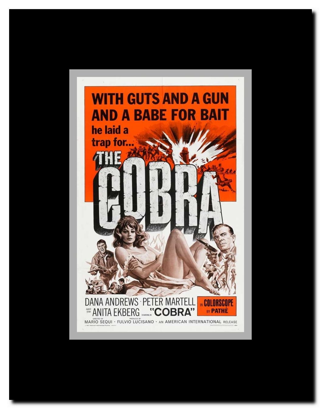Cobra Il Framed Movie Poster