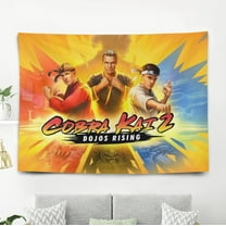 Cobra Kai 2 Tapestry Poster Wall Hanging Art Decor for Living Room Bedroom Dorm Birthday Gift for Kids 60 x 40 inch