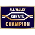 thumbnail image 1 of Cobra Kai - All Valley Karate Champion Wall Poster, 14.725" x 22.375", Framed, 1 of 3
