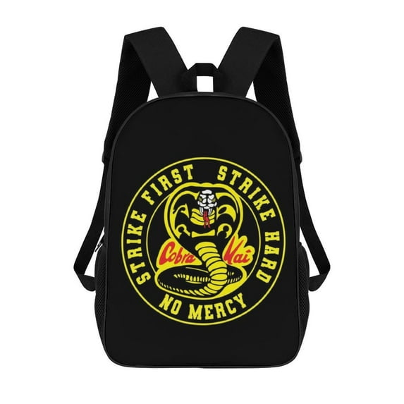 Cobra Kai Backpack, Large Capacity Backpack, 17 Inch Laptop Backpack for College Work Travel