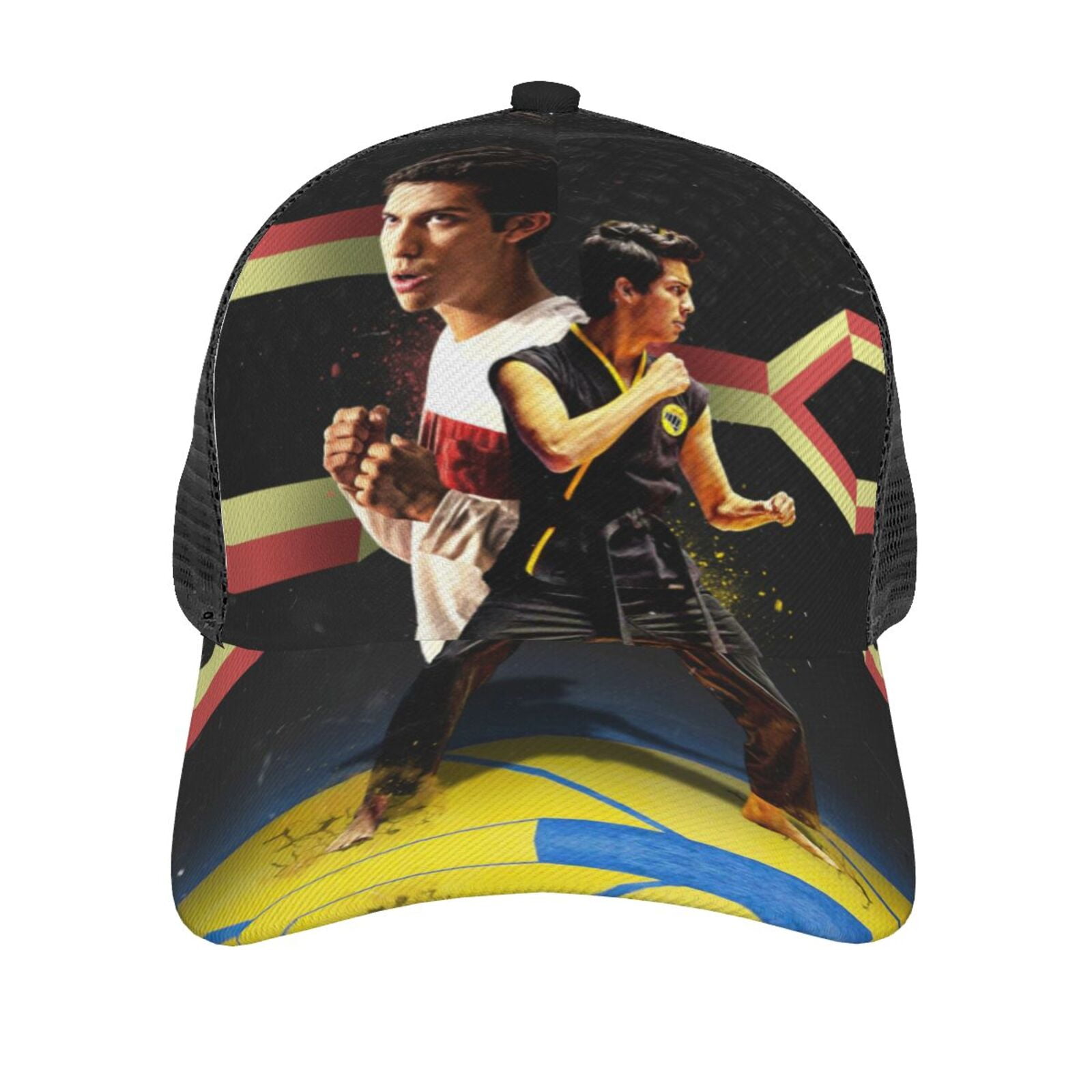 Cobra Kai Officiële licentie Baseball Hoodie (Zwart - Geel), zwart/geel