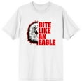 thumbnail image 1 of Cobra Kai Bite Like An Eagle Men's White T-shirt-Small, 1 of 4