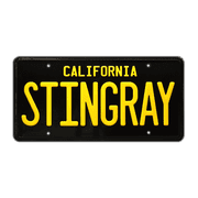 Cobra Kai | Challenger | STINGRAY | Metal Stamped Replica Prop License Plate