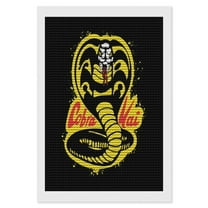 Cobra K-a Diamond Art Kits DIY 5D Anime Painting by Number Kits Full Drills for Adults Crystal Pictures Arts Craft for Home Wall Decor Gift 8"x12"