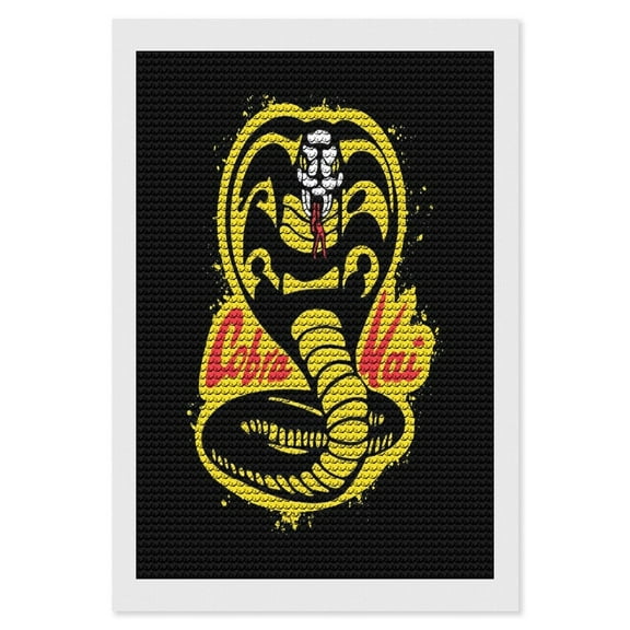 Cobra K-a Diamond Art Kits DIY 5D Anime Painting by Number Kits Full Drills for Adults Crystal Pictures Arts Craft for Home Wall Decor Gift 8"x12"