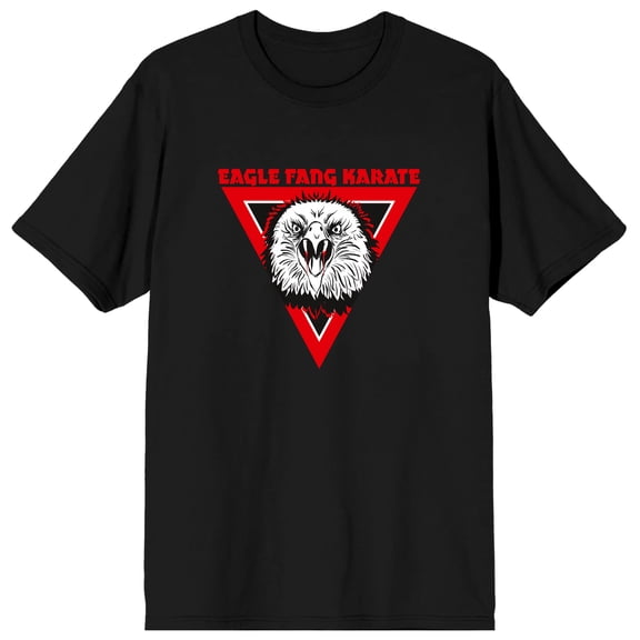 Cobra Kai Eagle Fang Karate Men's Black Graphic Tee-3XL
