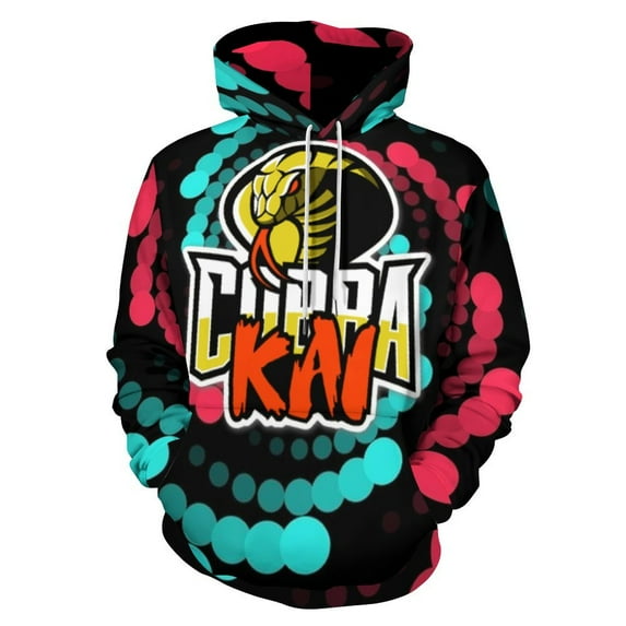 Cobra Kai Hoodie for Men Women, Unisex 3D Print Pullover Hooded With Pocket, Funny Sweatshirt, Long Sleeve Hoodies, S-6XL