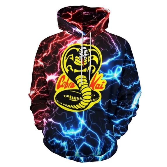 Cobra Kai Hoodie for Men Women, Unisex 3D Print Pullover Hooded With Pocket, Funny Sweatshirt, Long Sleeve Hoodies, S-6XL