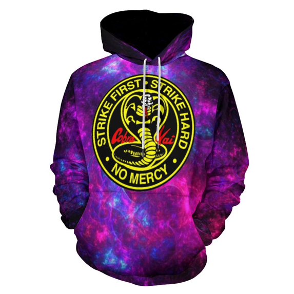 Cobra Kai Hoodie for Men Women, Unisex 3D Print Pullover Hooded With Pocket, Funny Sweatshirt, Long Sleeve Hoodies, S-6XL