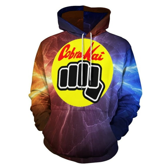 Cobra Kai Hoodie for Men Women, Unisex 3D Print Pullover Hooded With Pocket, Funny Sweatshirt, Long Sleeve Hoodies, S-6XL